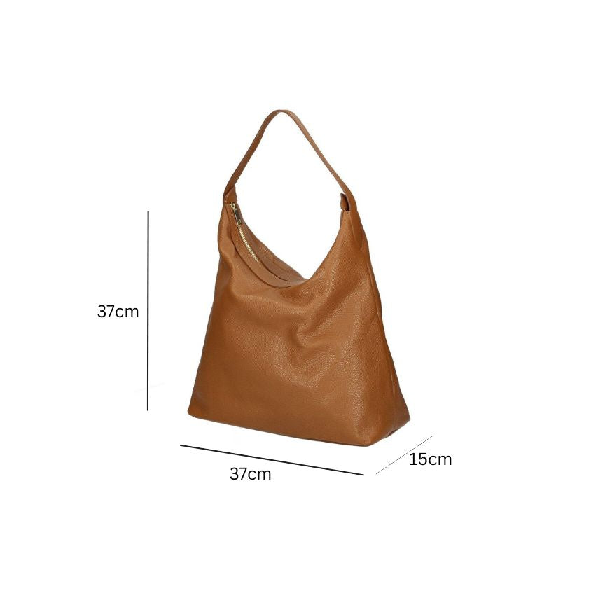Damen Shopper-Tasche aus Echtleder - Schlicht, Elegant & Geräumig