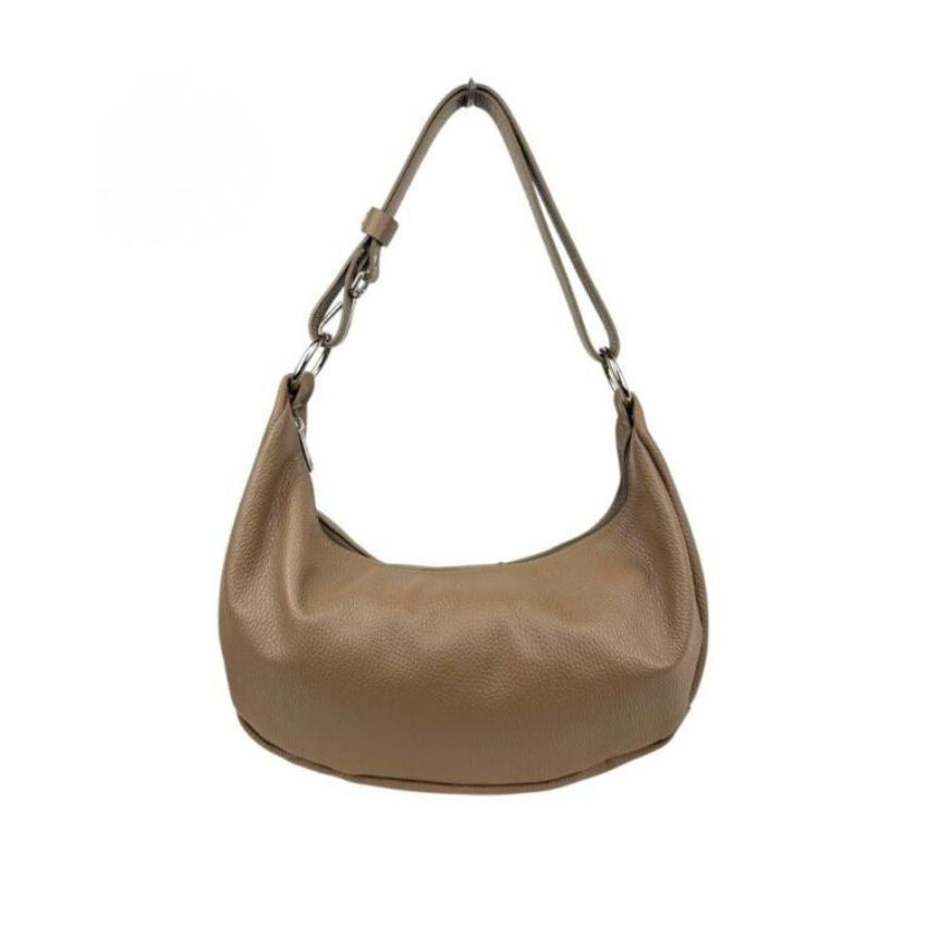 Italienische Damen Schultertasche - Vielseitig, schlicht & edel