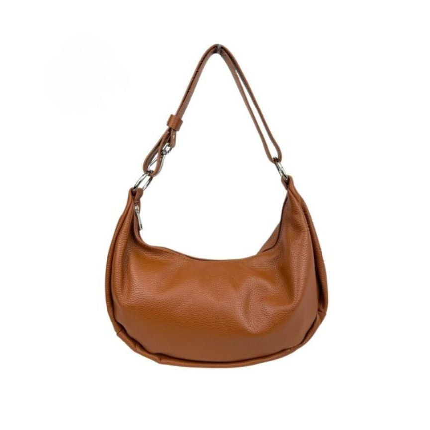 Italienische Damen Schultertasche - Vielseitig, schlicht & edel