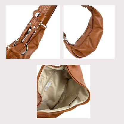 Italienische Damen Schultertasche - Vielseitig, schlicht & edel