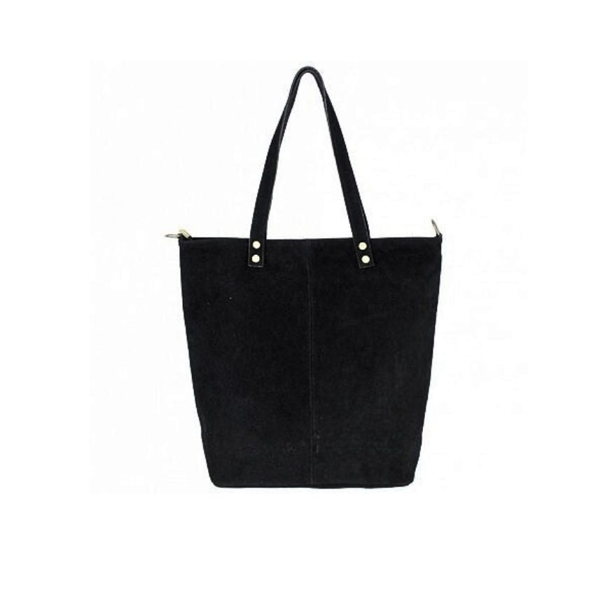Damen Shopper aus Wildleder - Mittelgroß, Elegant und Praktisch