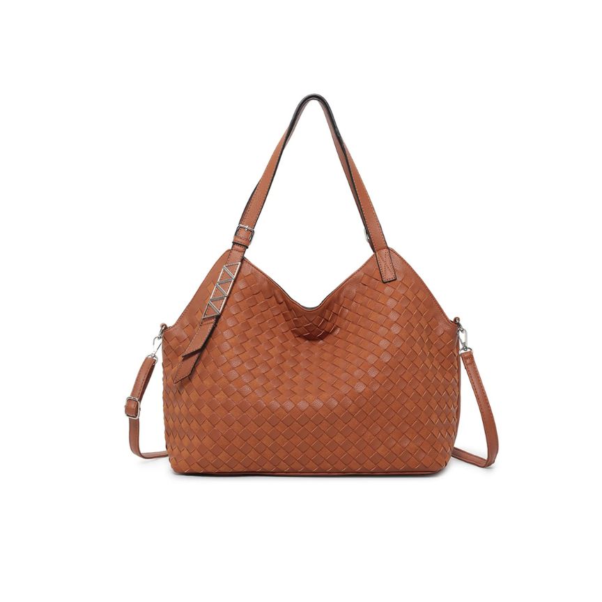 Damen Umhängetasche mit Darts-Muster - elegant, geräumig & stilvoll