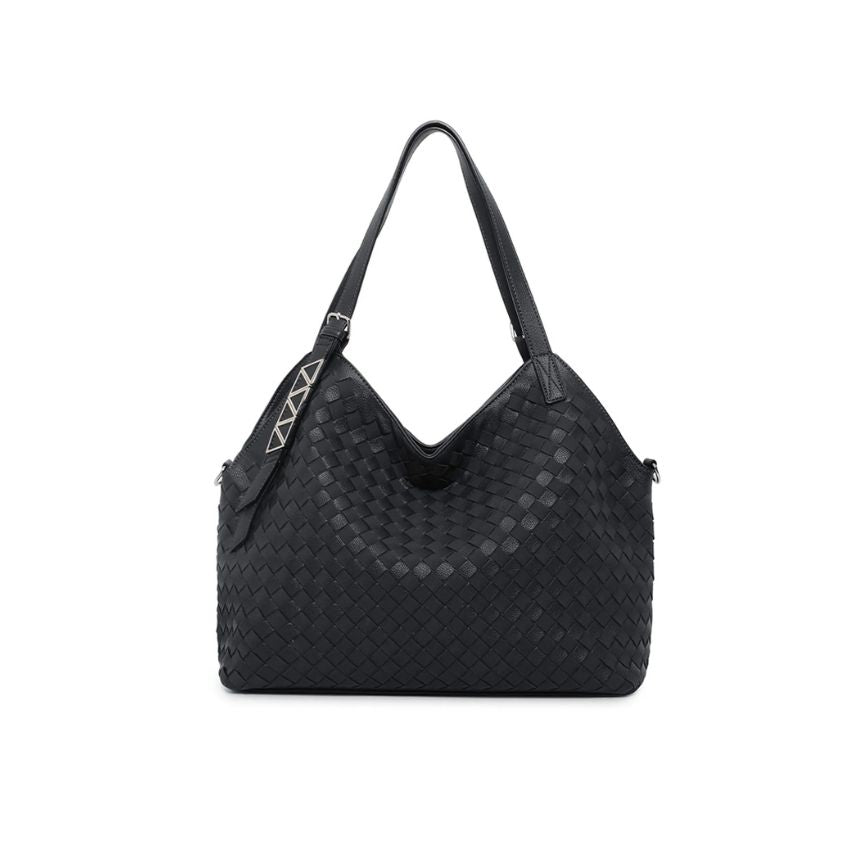 Damen Umhängetasche mit Darts-Muster - elegant, geräumig & stilvoll