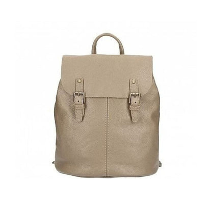 Damen Fashion-Rucksack aus Echtleder - elegant, schlicht, praktisch