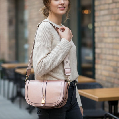 Damen Halbmond Handtasche - elegant und alltagstauglich