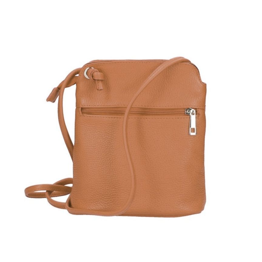 Damen Leder Crossbody Bag - modern, Alltagstauglich & Praktisch