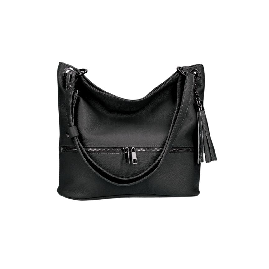 Damen Leder Schultertasche mit verstellbarer Henkel - Modern, Elegant & Stilvoll