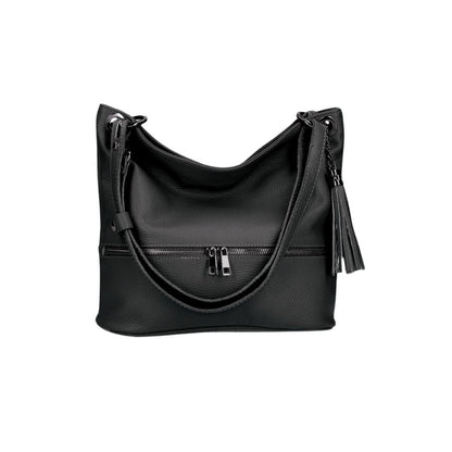 Damen Leder Schultertasche mit verstellbarer Henkel - Modern, Elegant & Stilvoll