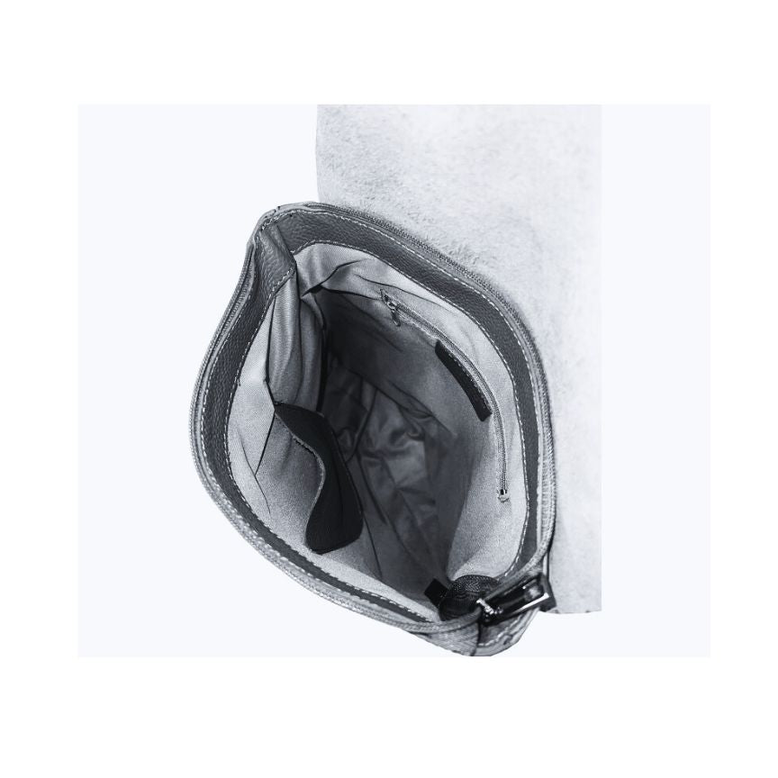 Damen Rucksack aus echtem Leder - Backpack in schlichtem Design