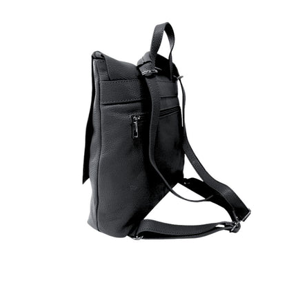 Damen Rucksack aus echtem Leder - Backpack in schlichtem Design