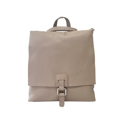 Damen Rucksack aus echtem Leder - Backpack in schlichtem Design