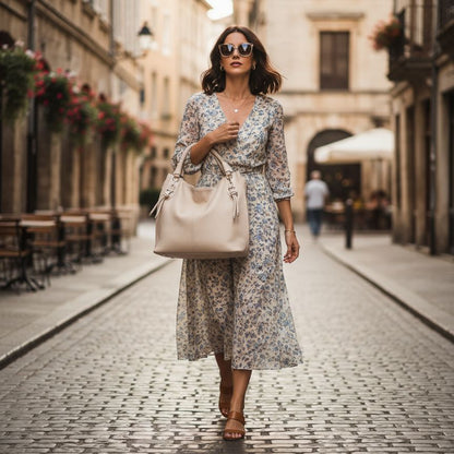 Trendige Damen Shopper Tasche - groß & praktisch