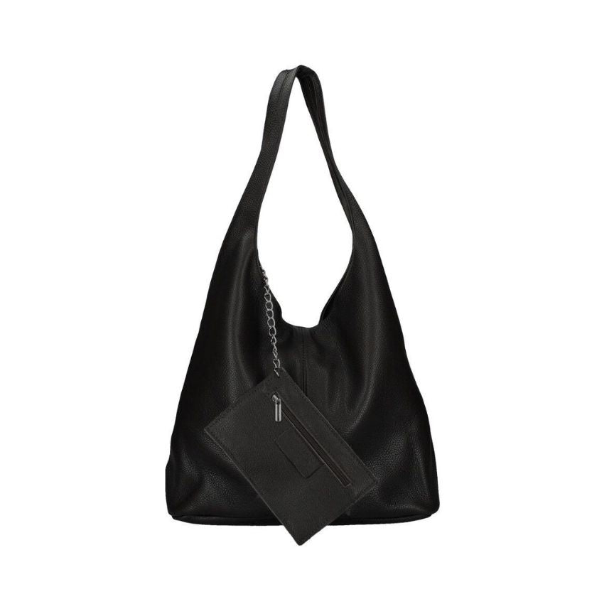 Susanne - Damen Shopper Tasche mit Münzentasche - schlichte, edle & geräumige Schultertasche