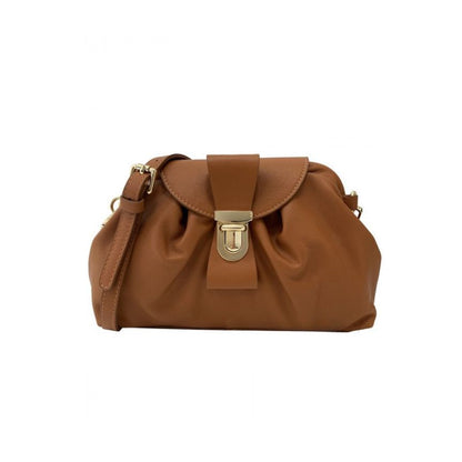 "Ruby" Damenhandtasche aus Echtleder - Schultertasche mit Schnallenverschluss