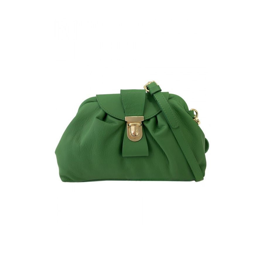 "Ruby" Damenhandtasche aus Echtleder - Schultertasche mit Schnallenverschluss
