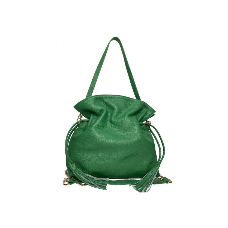 "Doris" Damenhandtasche aus Leder - Elegante Schultertasche mit Doppelklappe