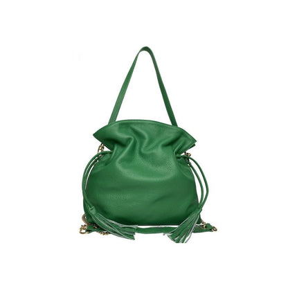 "Doris" Damenhandtasche aus Leder - Elegante Schultertasche mit Doppelklappe