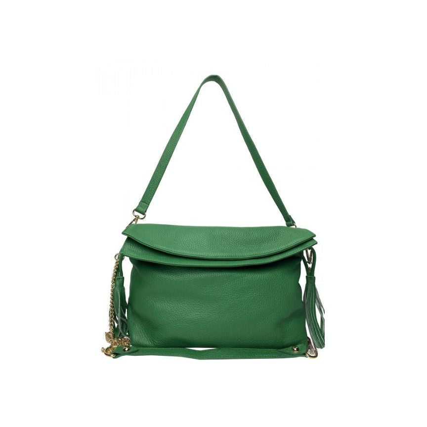 "Doris" Damenhandtasche aus Leder - Elegante Schultertasche mit Doppelklappe