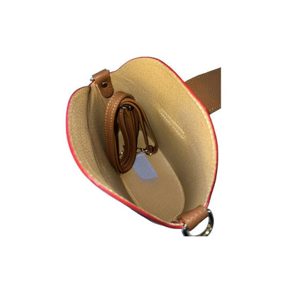Zorai - Damenhandtasche aus Leder - Zweifarbige Schultertasche