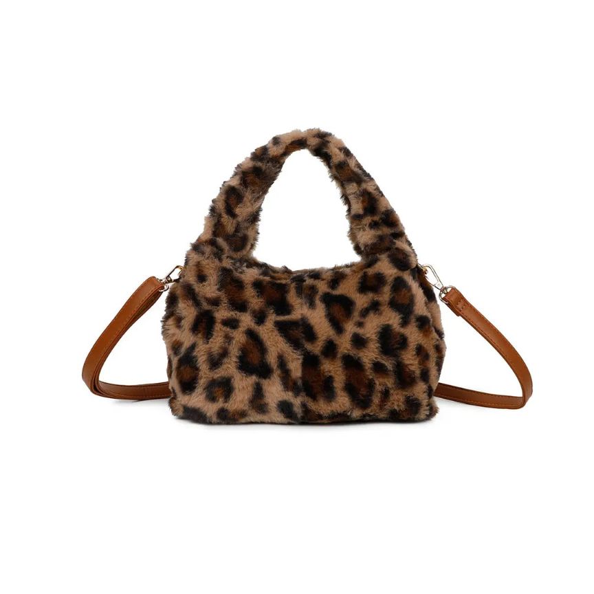 Damenhandtasche im Leoparden-Fell-Design: Klein, elegant, trendy