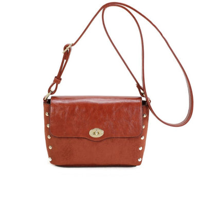 Damenhandtasche mit edlen Metalldetails - mittelgroß, elegant & luxuriös