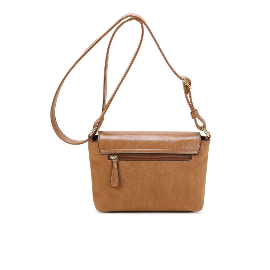 Damenhandtasche mit edlen Metalldetails - mittelgroß, elegant & luxuriös