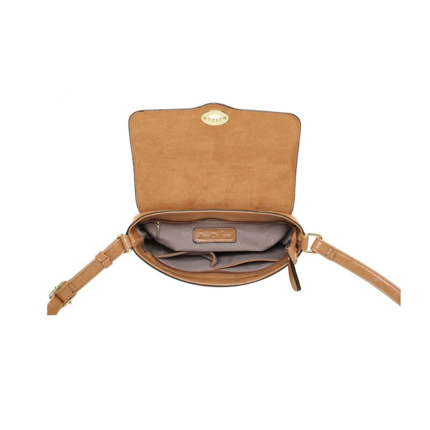 Damenhandtasche mit edlen Metalldetails - mittelgroß, elegant & luxuriös