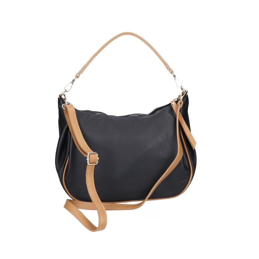 Luna - Die stilvolle zweifarbige Echtlederhandtasche für den Alltag - modern & sommerlich