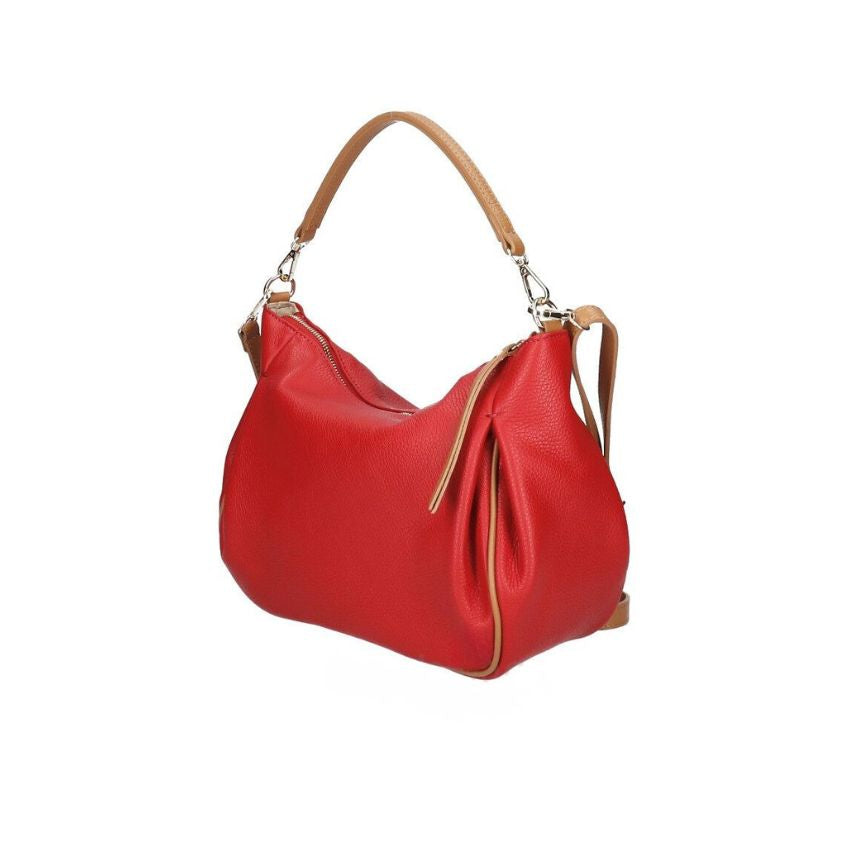 Luna - Die stilvolle zweifarbige Echtlederhandtasche für den Alltag - modern & sommerlich