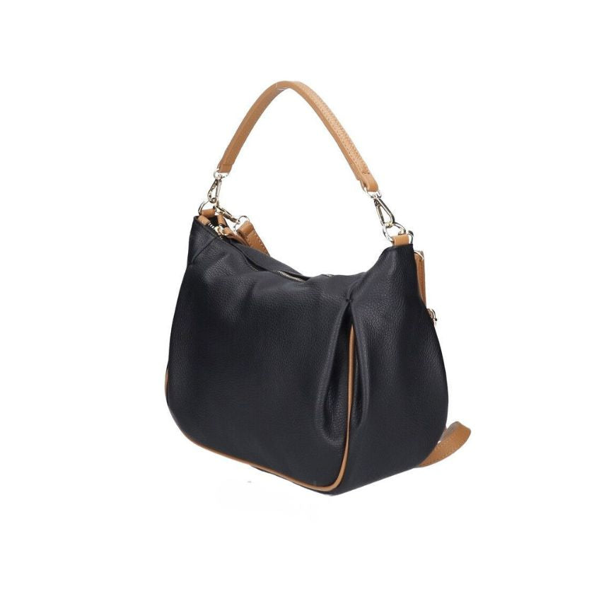 Luna - Die stilvolle zweifarbige Echtlederhandtasche für den Alltag - modern & sommerlich