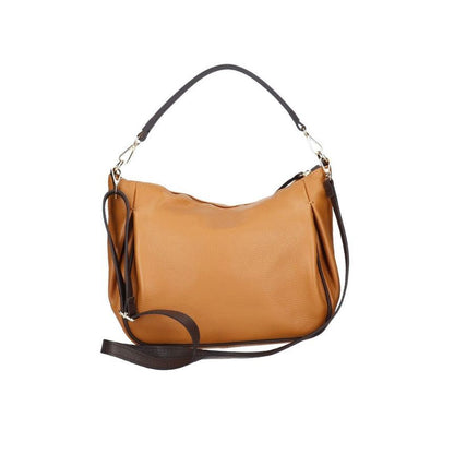 Luna - Die stilvolle zweifarbige Echtlederhandtasche für den Alltag - modern & sommerlich
