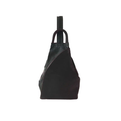 Echtleder Rucksack - Mittelgroß, Modern & Stilvoll mit 2 Fächern.