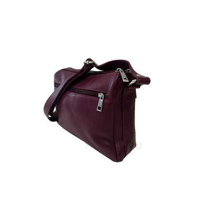 Edle Crossbody-Bag aus Leder - 3 Fächer, Modern & Praktisch