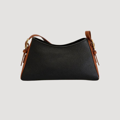 Edle Damenhandtasche mit kurzem Henkel - modernes, schlichtes & elegantes Design