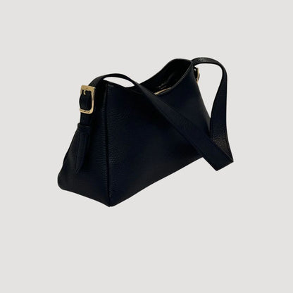 Edle Damenhandtasche mit kurzem Henkel - modernes, schlichtes & elegantes Design