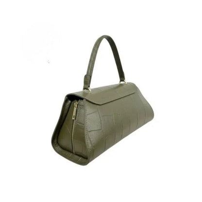 "Christell" - Elegante Lederhandtasche mit Henkel - stilvoll und eventtauglich