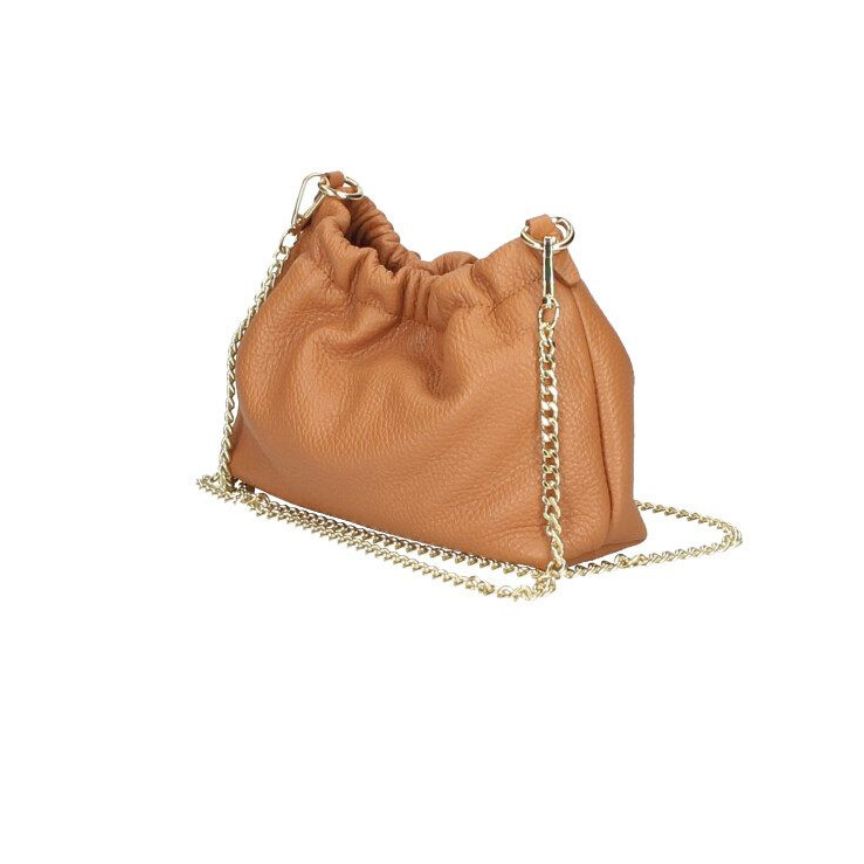 Edle Lederhandtasche mit Kettenriemen - elegant & eventtauglich