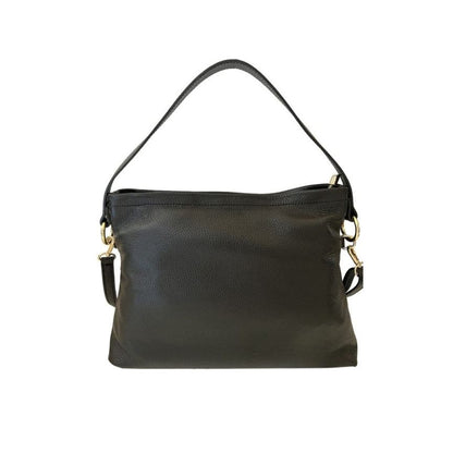 Edle Schultertasche mit langem und kurzem Tragegurt - Geräumig, schlichtes Design