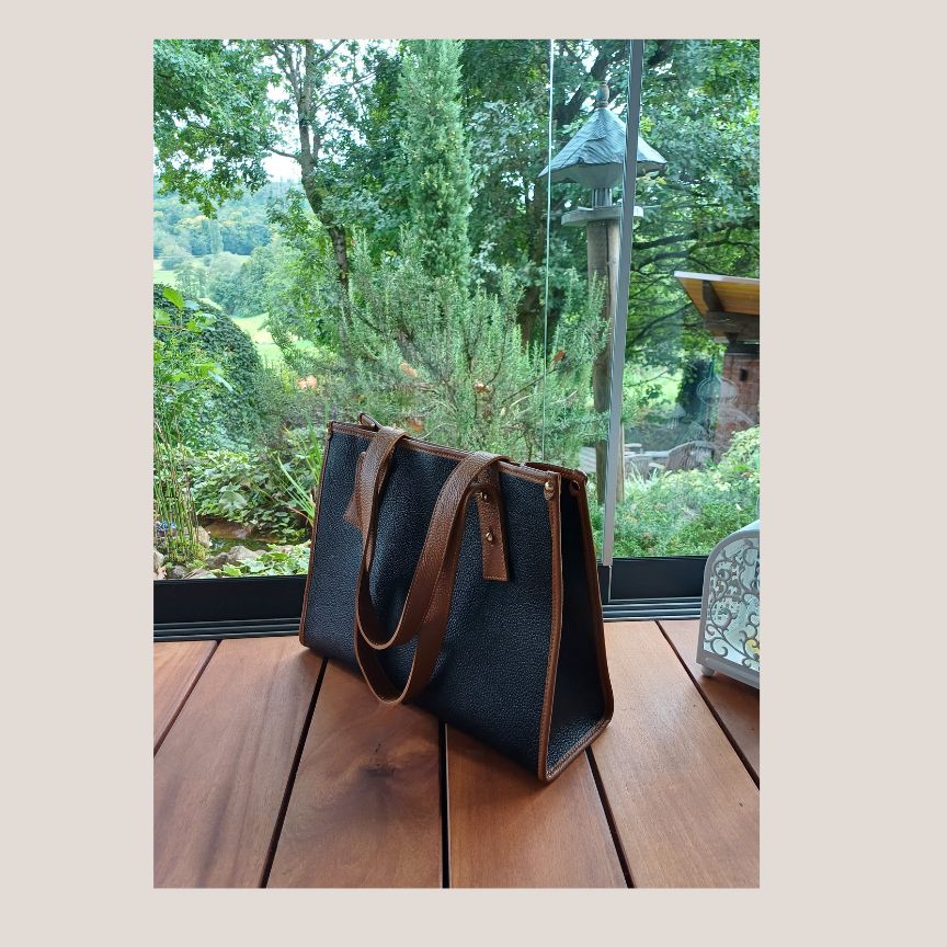 Elegante Damen Leder-Schultertasche für Alltag & Büro -2er Set