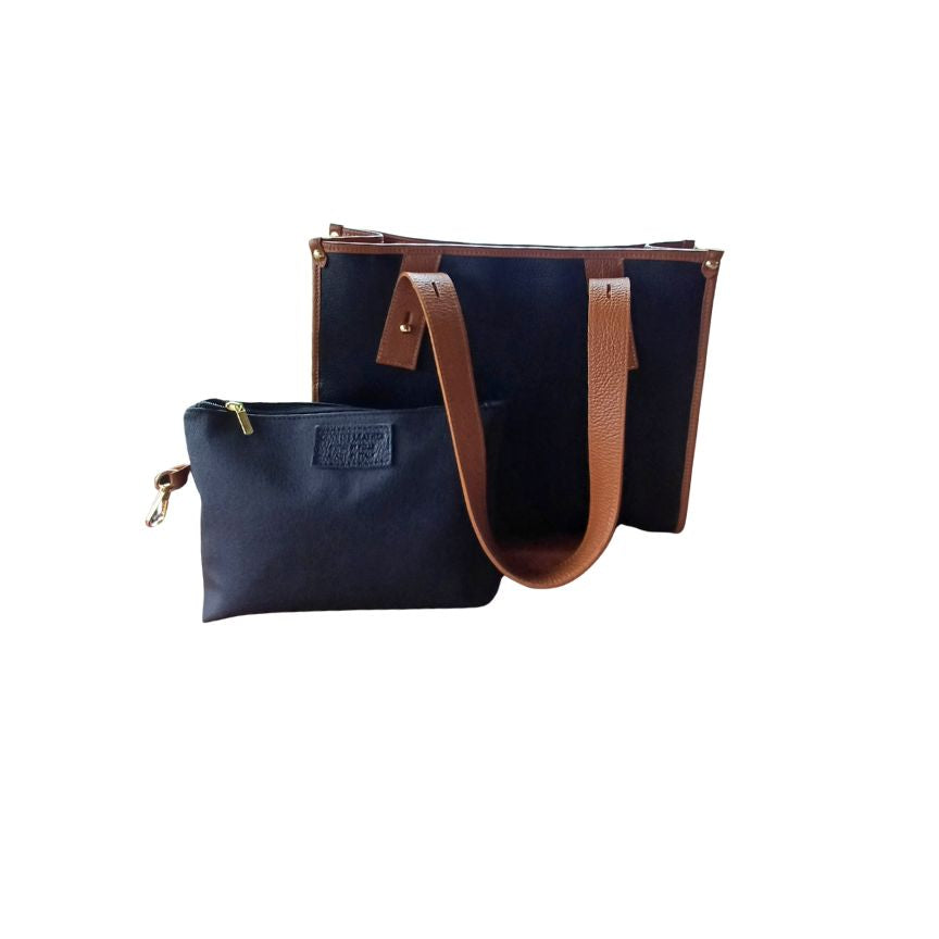 Elegante Damen Leder-Schultertasche für Alltag & Büro -2er Set