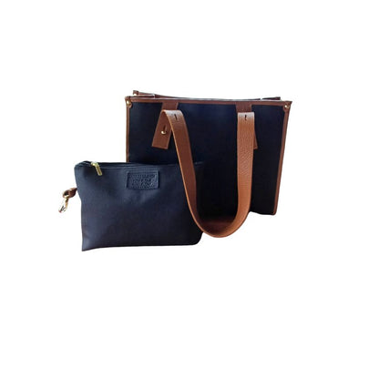 Elegante Damen Leder-Schultertasche für Alltag & Büro -2er Set