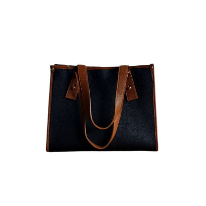 Elegante Damen Leder-Schultertasche für Alltag & Büro -2er Set