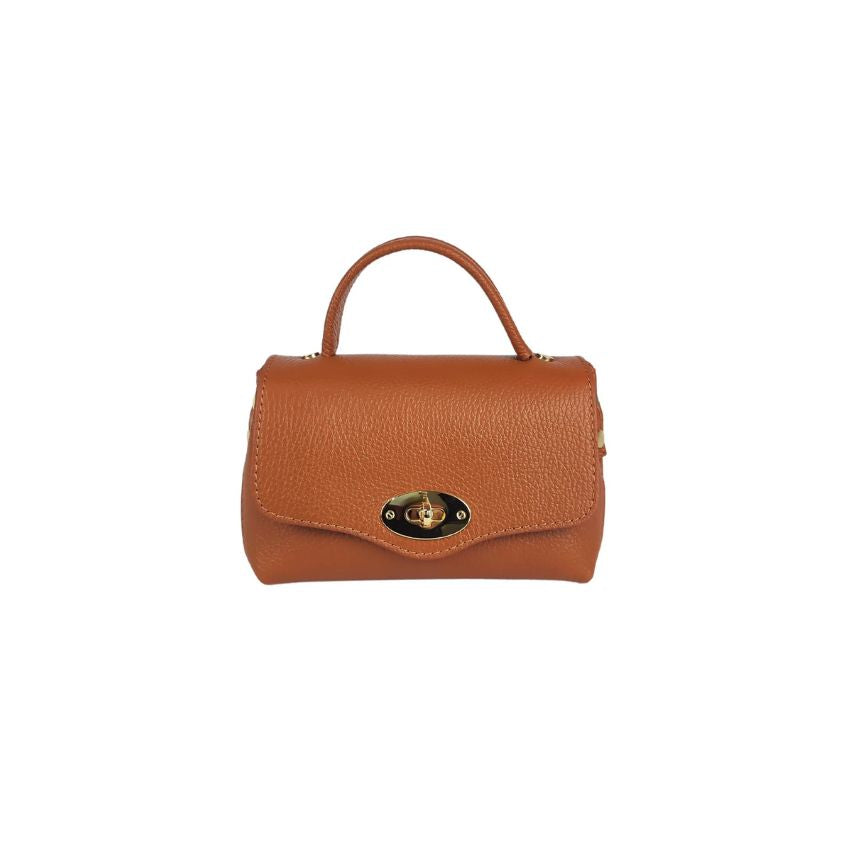 Elegante Damen Leder Mini-Handtasche aus Italien - schlicht & klein