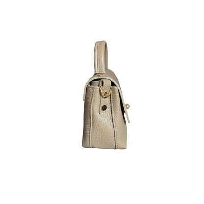 Elegante Damen Leder Mini-Handtasche aus Italien - schlicht & klein