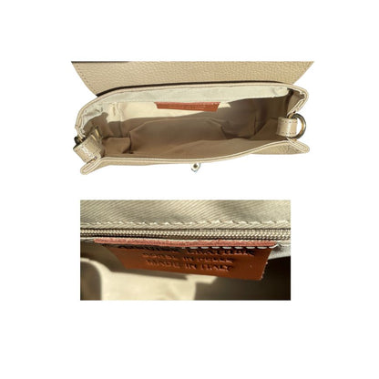 Elegante Damen Leder Mini-Handtasche aus Italien - schlicht & klein