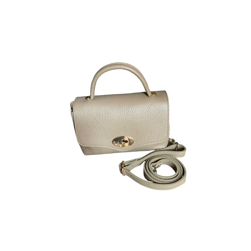 Elegante Damen Leder Mini-Handtasche aus Italien - schlicht & klein