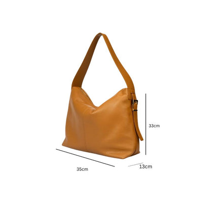 Elegante Damen Leder Umhängetasche - Schlicht, Edel & Modern