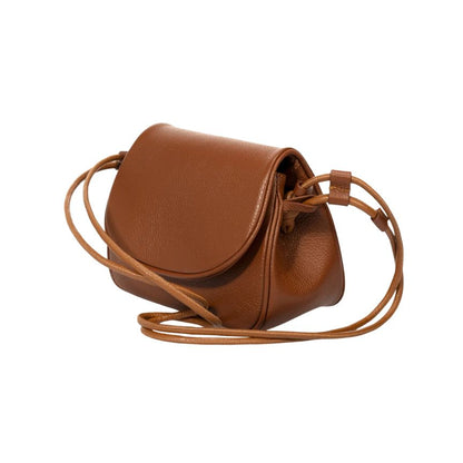 Elegante Damen Lederhandtasche - kompakt, geräumig, schlicht