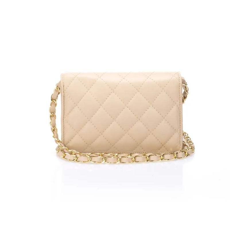 Elegante Damen Lederhandtasche - schlicht, kompakt & stilvoll für besondere Anlässe