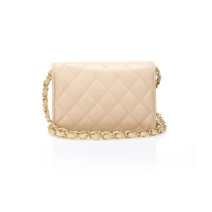 Elegante Damen Lederhandtasche - schlicht, kompakt & stilvoll für besondere Anlässe